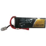Gens Ace Tattu 5200mAh 7.4V 35C 2S1P Lipo Battery Pack with Deans plug