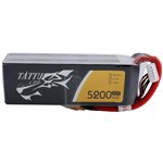 Tattu 5200mAh 14.8V 35C 4S1P Lipo Battery Pack with XT60 plug