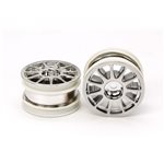 M-Chassis 11 Spoke Wheels, Chrome Plated, 2Pcs