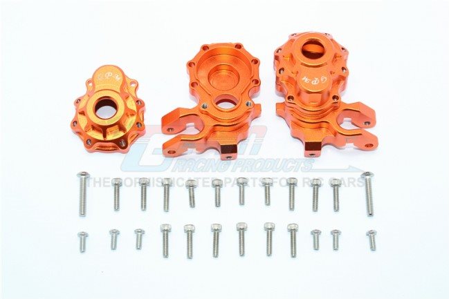GPM Racing Aluminum Front Knuckle Arms- Oranget