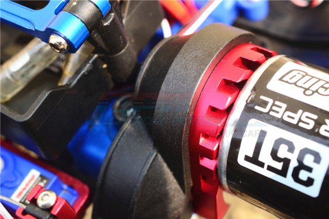 GPM Alu-Motor Kühlkörper 18mm Für 1/10 RC-Autos – Schwarz, Für 540/360 Motoren