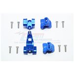 GPM Racing Aluminum Front/Rear Axle Mount Set For Suspension Links - Blue