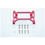 GPM Racing Aluminum Front Servo Mount - Red