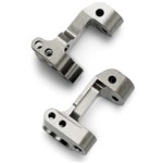 L/R Aluminum Caster Blocks 25 Degree Blue Jato(2)