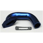 Exhaust Header Blue Nitro Rustler