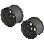 MT 3.8 Wheel 17mm Hex Black Outcast 4x4 (2)