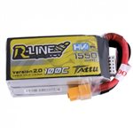 Tattu R-Line Version 2.0 1550mAh 100C 4S1P High Voltage Lipo Bat