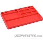 J Concepts Parts Tray, Rubber Material Red