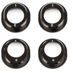 Aluminum Differential Height Inserts, For B6.1, Black