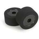 1/10 Foam Custom Works Dirt Oval Rear Mount Tires, Purple (2)