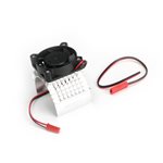 Super Motor Heatsink & Fan, 750 Brushed Motor, Silver: Traxxas S