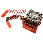 Super BL Motor Heatsink with Fan, Red: Traxxas 1/16 E-Revo, Slas