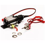 Realistic Power Winch, Black:1/10 Rock Crawler