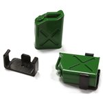 Jerry Can Fuel Tank (2), Green: 1/10 Scale Crawler