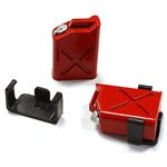 Jerry Can Fuel Tank (2), Red: 1/10 Scale Crawler