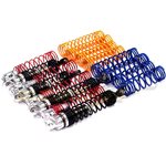 XSR2 Heavy Duty Piggyback Shocks, Silver: Traxxas Slash (4)