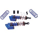 MSR9 Front Piggyback Shocks, Blue: Traxxas Stampede, Rustler, Sl