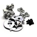 Gear Box, Silver: Traxxas Stampede, Rustler, Bandit, Slash 2WD