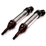 XHD Steel Front Universal Driveshafts, Silver: Traxxas Slash, St