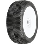 Buck Shot S3 (Soft) Off-Road 1:8 Buggy Tires, Mounted On V2 Whit