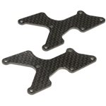 Team Losi Racing Rear Arm Inserts, Carbon: 8X