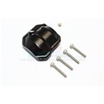 GPM Racing Aluminium Front/Rear Differential Cover With Hole - Black