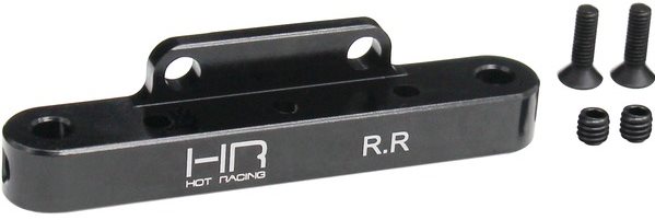 Hot Racing Aluminum Rear Lower Rear Suspension Arm Mount, For Arrma 1/8