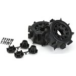 Sand Paw Lp 2.8" Sand Tires Mounted On Raid Black 6X30 Removable