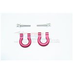 Aluminum Front/Rear Bumper D-Rings (Red) -4Pc Set