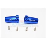 GPM Racing Alloy Rear Axle Adapters - Blue