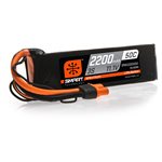 Spektrum 2200mAh 3S 11.1V 50C Smart LiPo Battery; IC3