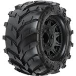 Proline Masher 2.8" All Terrain Tires Mounted On Raid Black 6X30 Removab