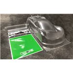 J-Zero 1/10 190Mm Usgt Race Body, Clear Lexan W/ Wing