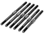 3.5Mm Fin Turnbuckle Kit, Black, 6Pcs, For T6.2 / Sc6.4