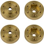 Associated Factory Team Enduro Beadlock Hex Adapters, Brass