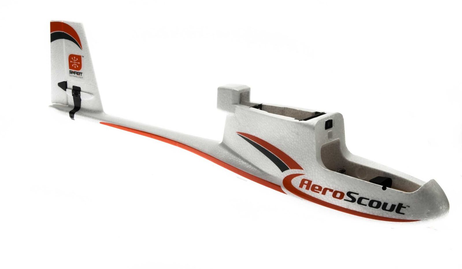 Hobby Zone Fuselage with Elevator/Rudder Servos:  AeroScout