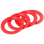 Beadlock Ring, Red, For The Q & Mt 2.2" Monster Truck Wheel (4Pc