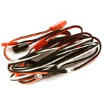 3mm Size LED Lights, Red (2) & White (4) with Harness