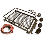 1/10 Metal Luggage Tray with 4 LED Spot Light: Wraith