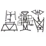 Drop Bed Roll Cage Set: UMG 6x6