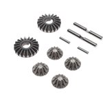 Gear Set, Metal: 22 5.0 G2 Gear Diff