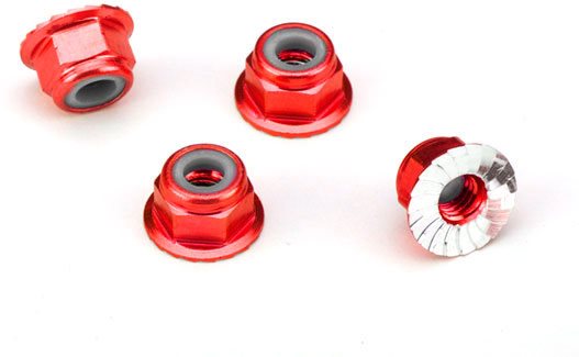 Traxxas NUTS, ALUMINUM, FLANGED,