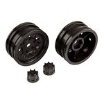 1/12 Wheel Set, Black: CR12