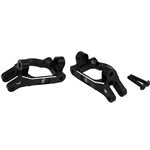 Black Aluminum Front C-Hub Set - Super Rock Rey