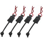 Body Clip Retainers, Red (4): 1/10