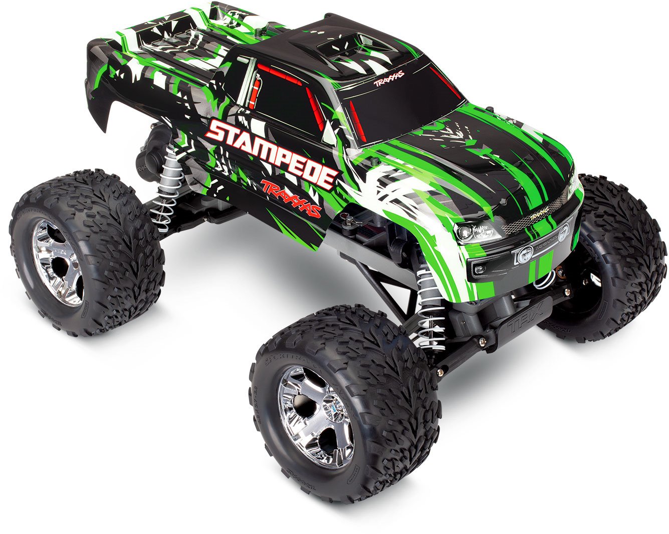 Traxxas Stampede RC Monster Truck - Green (Traxxas 36054-4-GRN ...