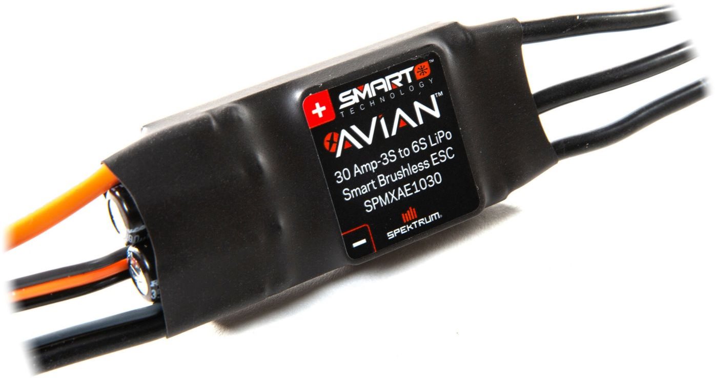 Spektrum Avian 30 Amp Brushless Smart ESC, 3S-6S