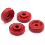 Traxxas WHEEL WASHERS, RED (4)