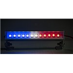Common Sense RC LED Light Bar - 3.6" - Police Lights (Red, White, and Blue light
