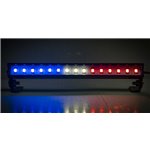 Common Sense RC LED Light Bar - 5.6" - Police Lights (Red, White, and Blue Light